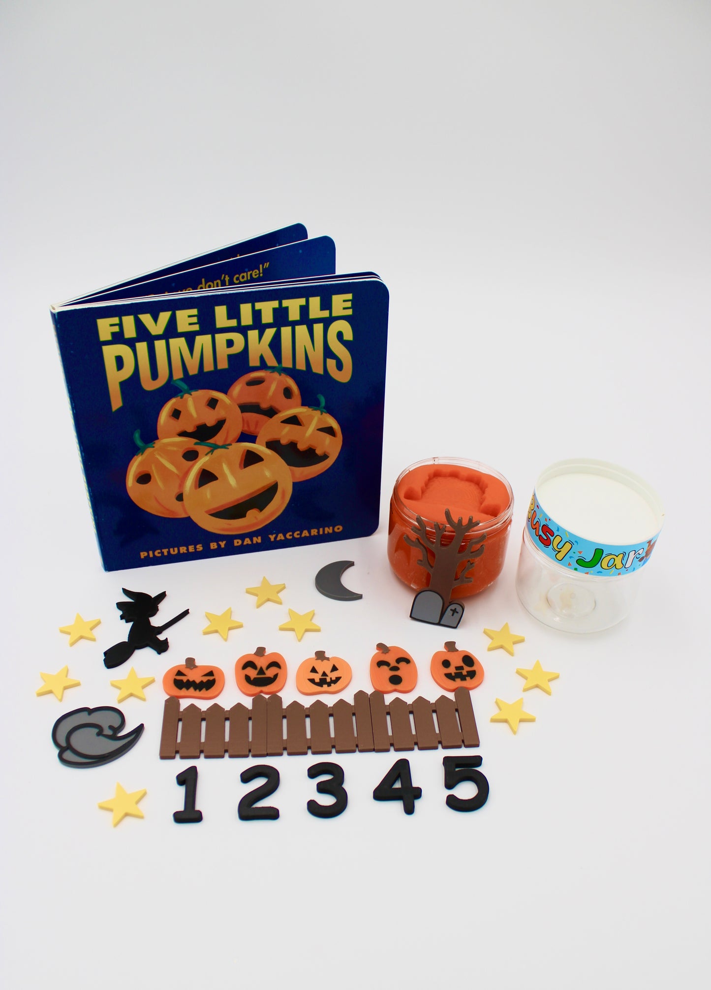 Five Little Pumpkins Busy Jar