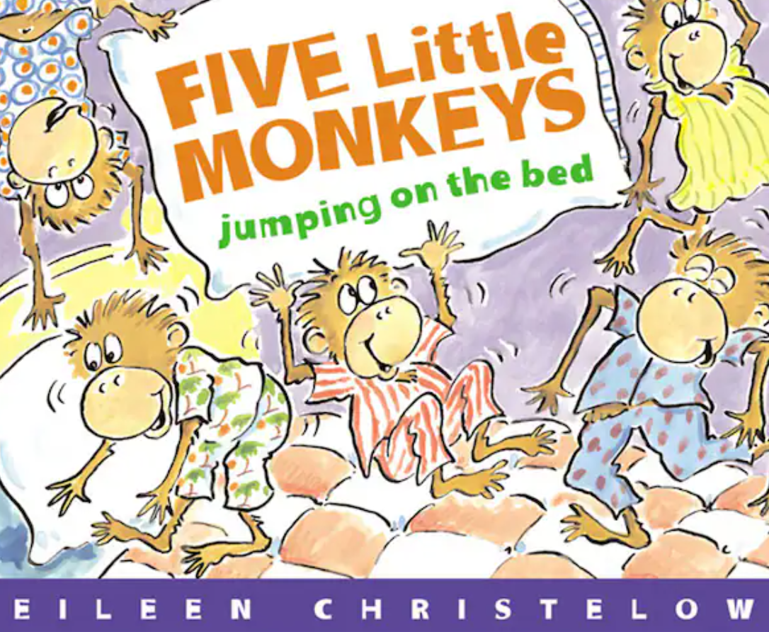 Five Little Monkeys Jumping on the Bed Hardback book
