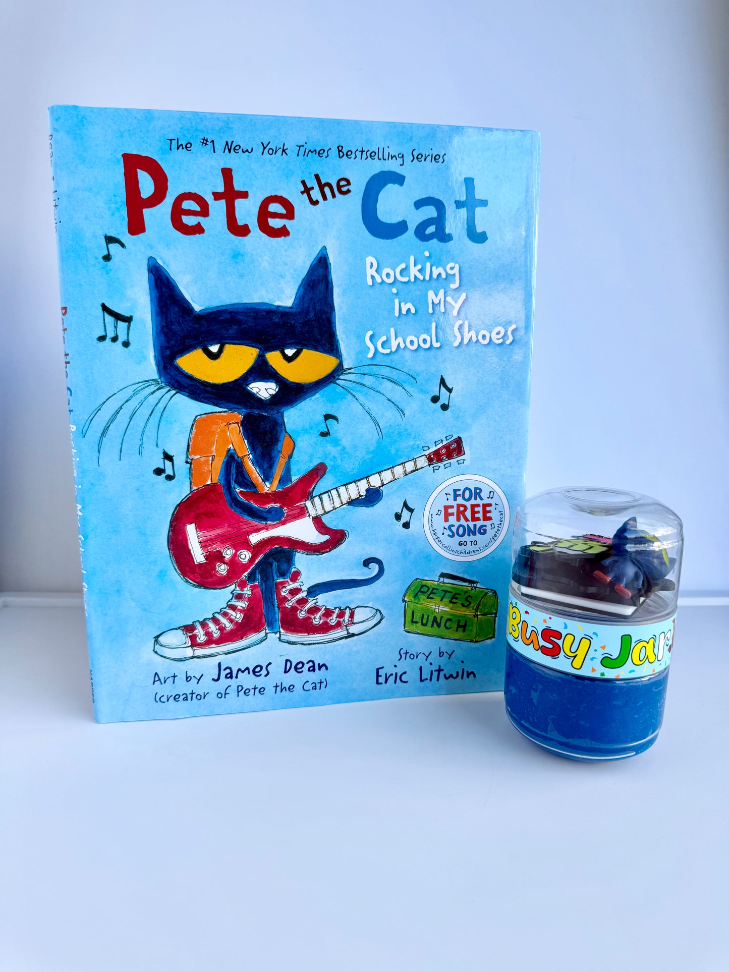 School Cat Busy Jar