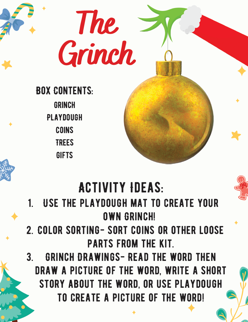 How The Grinch Stole Christmas! Laminated Learning Guide