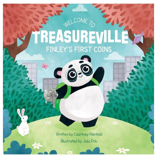 Welcome to Treasureville: Finley’s First Coins Board Book